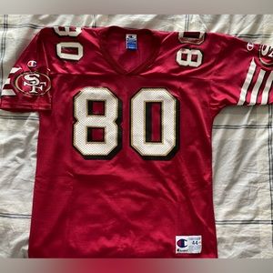 Jerry Rice San Francisco 49ers jersey size 44 Large L Niners NFL Champion